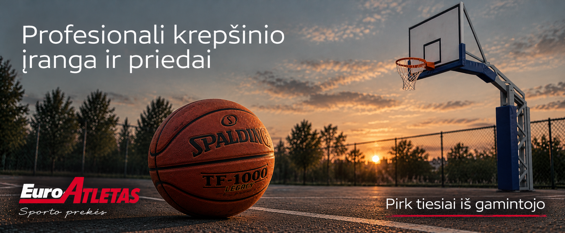 Profesionali krepšinio įranga ir priedai